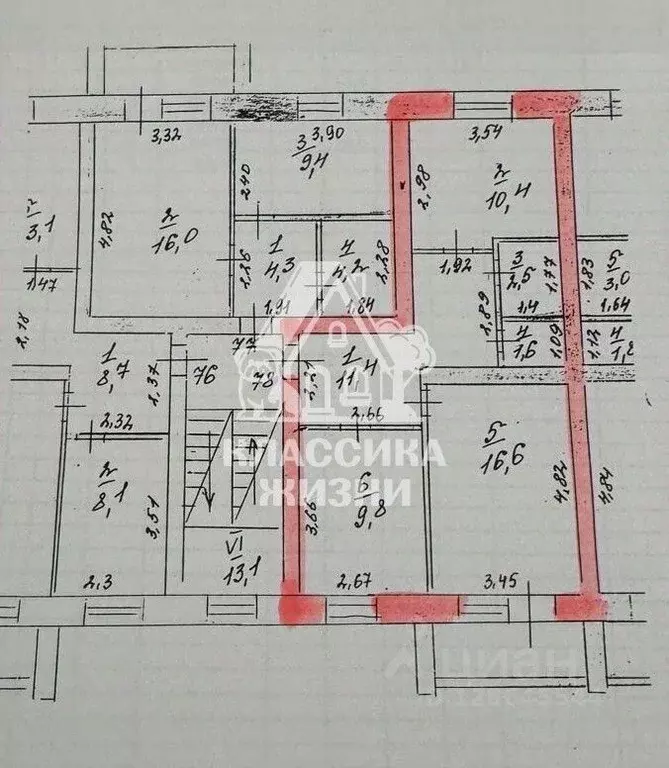 2-к кв. Нижегородская область, Семенов Спортивная ул., 76 (52.3 м) - Фото 1