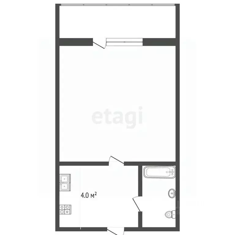 1-к кв. Ставропольский край, Пятигорск ул. Юлиуса Фучика (20.7 м) - Фото 1