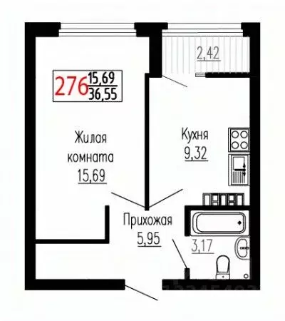 1-к кв. Свердловская область, Екатеринбург ул. Лыжников, 3 (36.5 м) - Фото 0