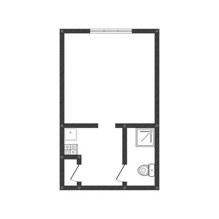 Квартира-студия: Курган, улица Ленина, 48 (17.6 м) - Фото 1