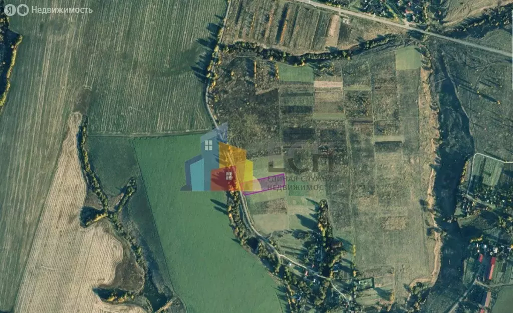 Участок в Заокский район, сельское поселение Демидовское, деревня ... - Фото 2