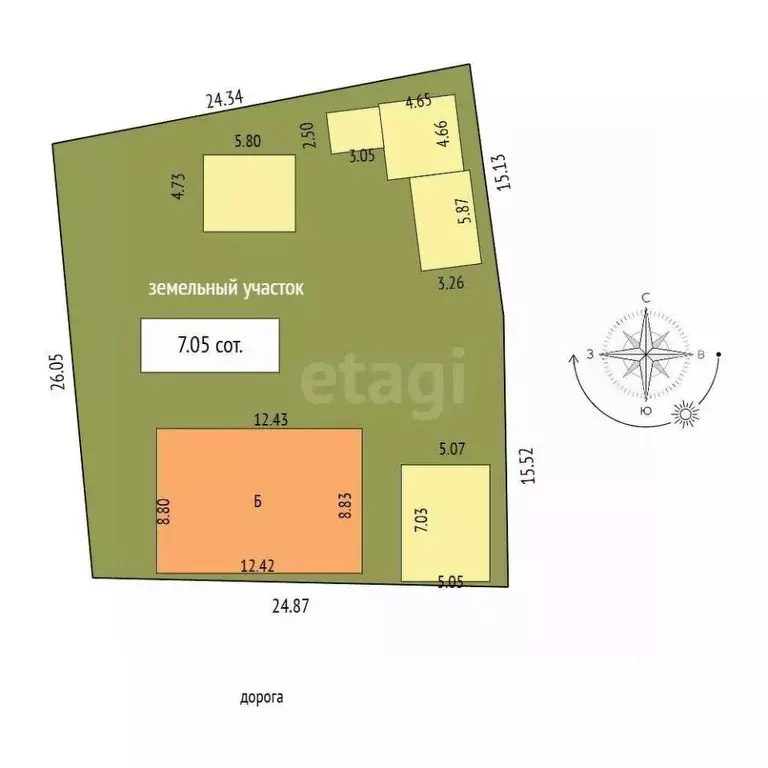 Дом в Тамбовская область, Тамбов ул. Мира, 46 (193 м) - Фото 1