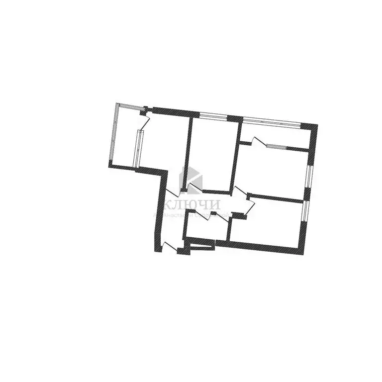 3-комнатная квартира: Белгород, улица Попова, 31 (75.5 м) - Фото 1