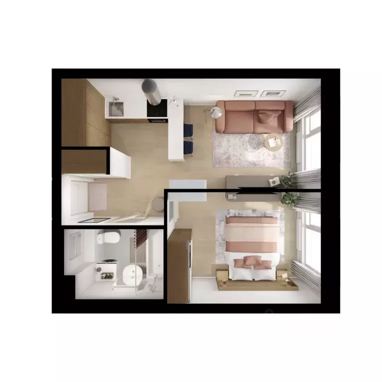 1-к кв. Московская область, Котельники Парковый мкр, Белая Дача Парк ... - Фото 2