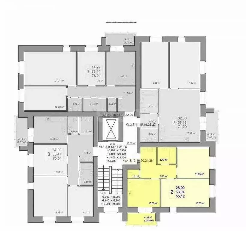 2-комнатная квартира: Кострома, Рабочий проспект, 9 (56 м) - Фото 0
