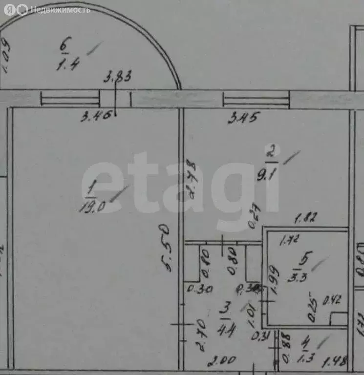 1-комнатная квартира: Казань, улица Джаудата Файзи, 12 (37 м) - Фото 1