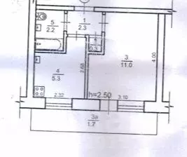 1-к кв. Крым, Сакский район, с. Уютное ул. Кирова, 6 (21.1 м) - Фото 2