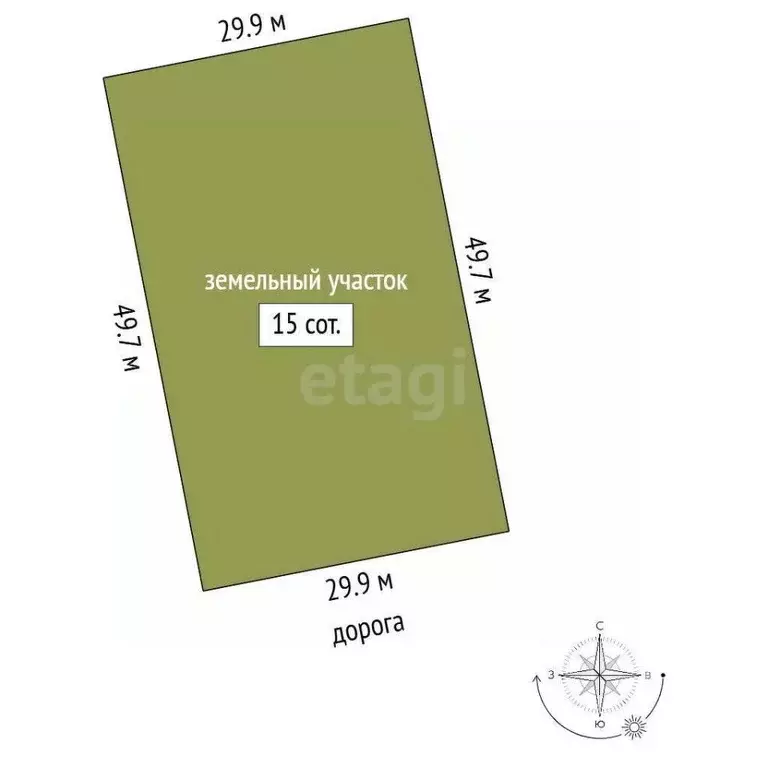 Участок в Челябинская область, Сосновский муниципальный округ, с. ... - Фото 2