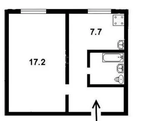 1-комнатная квартира: Оренбург, Загородное шоссе, 14 (38.7 м) - Фото 1