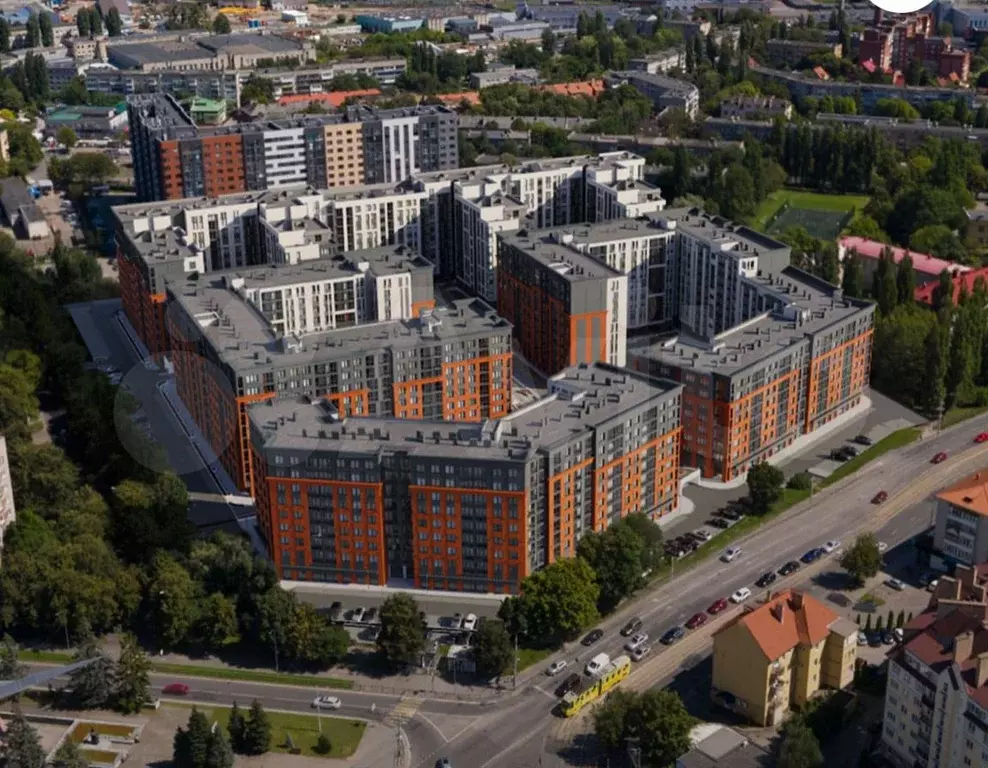 1-к. квартира, 40,1 м, 4/9 эт. - Фото 0