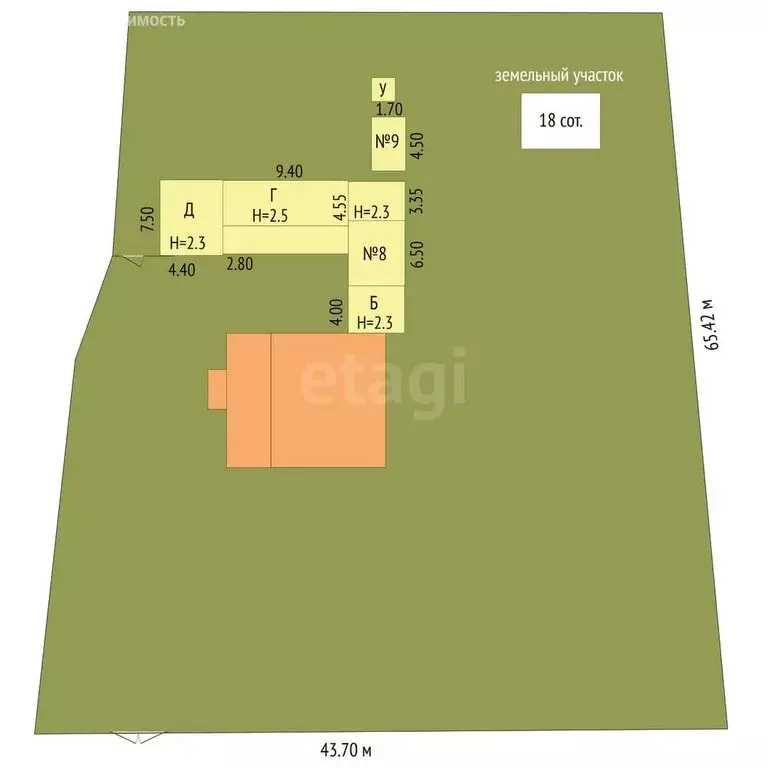 Дом в Журавлёвское сельское поселение, село Сумское, Центральная улица ... - Фото 2