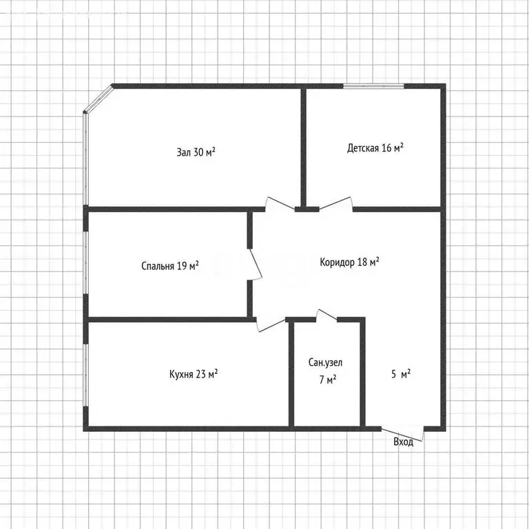 3-комнатная квартира: Избербаш, улица Г. Гамидова, 61Б/1 (120 м) - Фото 1