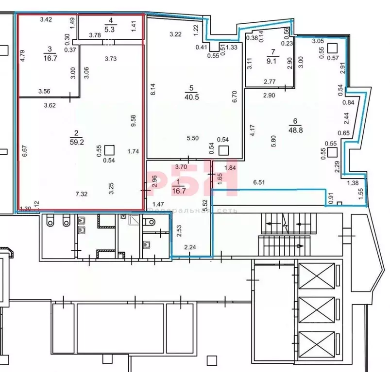 Офис в Свердловская область, Екатеринбург ул. Красноармейская, 10 (218 ... - Фото 2