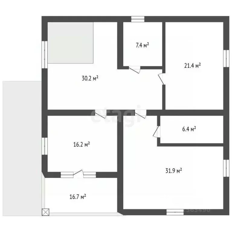 Дом в Воронежская область, Рамонский район, Айдаровское с/пос, с. ... - Фото 2