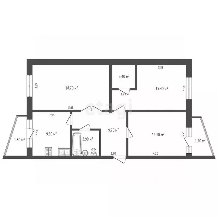 3-к кв. Крым, Феодосия муниципальный округ, Коктебель пгт пер. ... - Фото 1