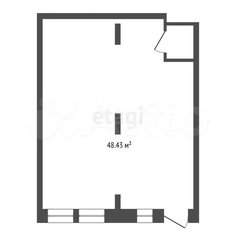 Продам помещение свободного назначения, 51.55 м - Фото 0