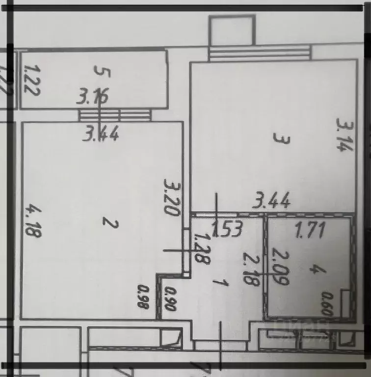 1-к кв. Москва Ленинградское ш., 228к4 (34.0 м) - Фото 2