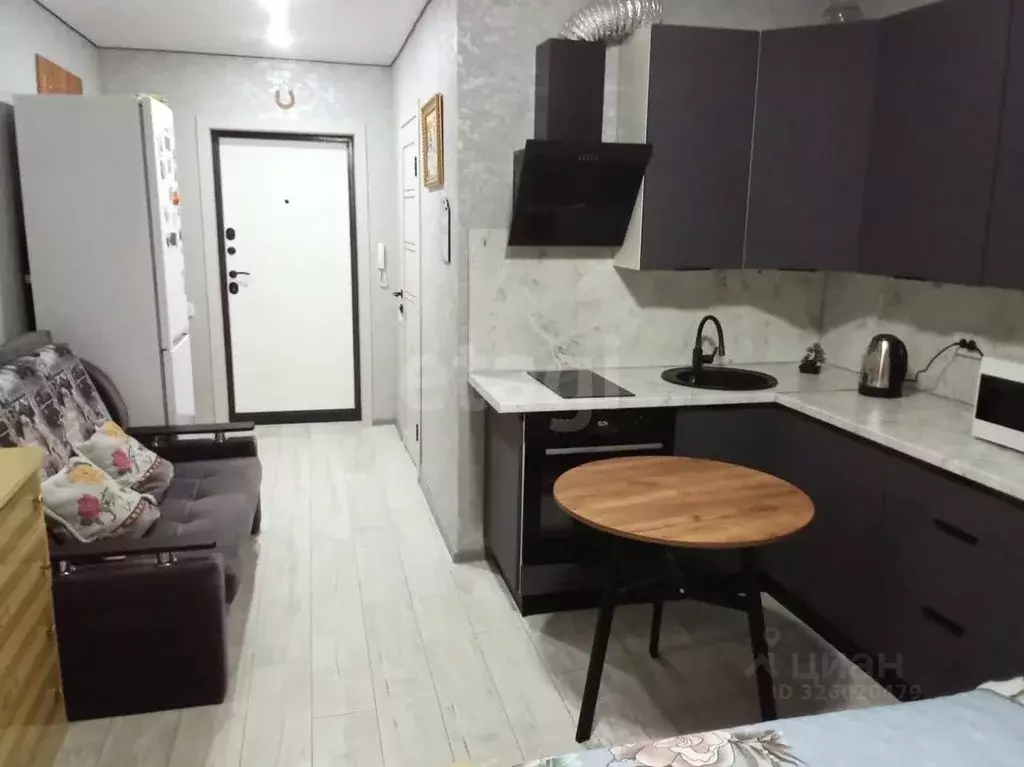 Студия Краснодарский край, Краснодар ул. Евгении Жигуленко, 7 (27.0 м) - Фото 2