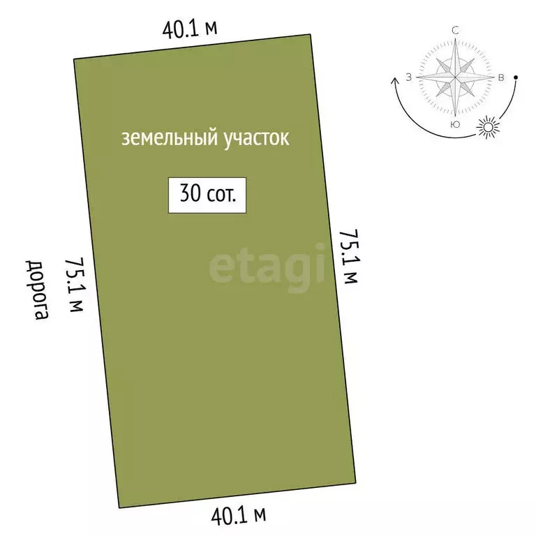 Участок в Тюменская область, Нижнетавдинский муниципальный округ, СТ ... - Фото 1