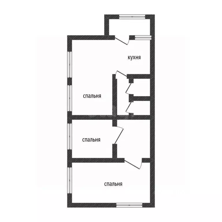 3-к кв. Алтайский край, Бийск Социалистическая ул., 26/1 (60.2 м) - Фото 1