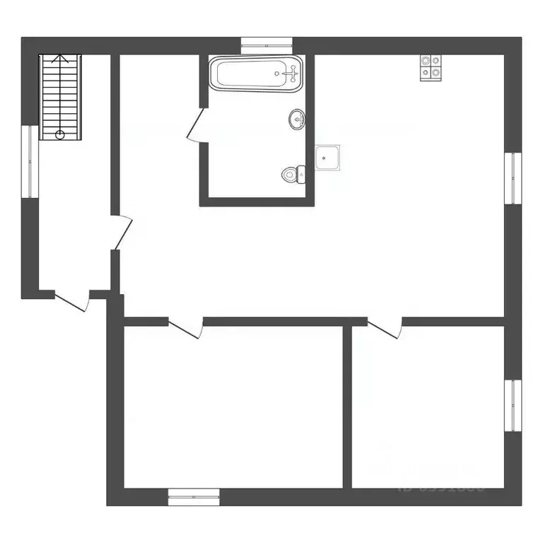 Дом в Тульская область, Тула городской округ, д. Алексеевка 75 (149 м) - Фото 2