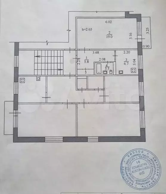 1-к. квартира, 36 м, 2/5 эт. - Фото 0