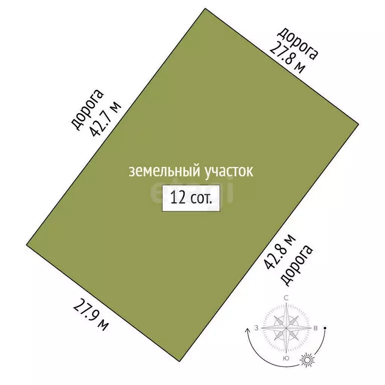 Участок в Медведевский район, Азяковское сельское поселение, деревня ... - Фото 1