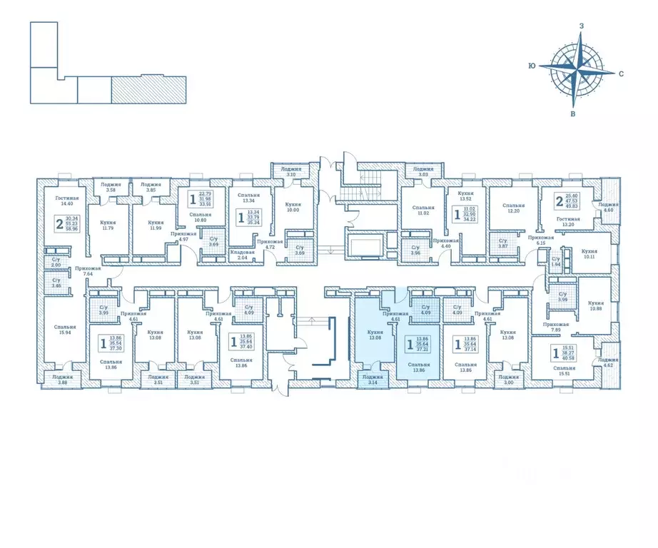 1-к кв. Московская область, Щелково городской округ, Монино пгт ... - Фото 2