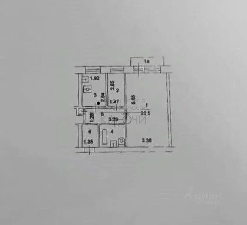 2-к кв. Москва ул. Маршала Малиновского, 5 (40.4 м) - Фото 1