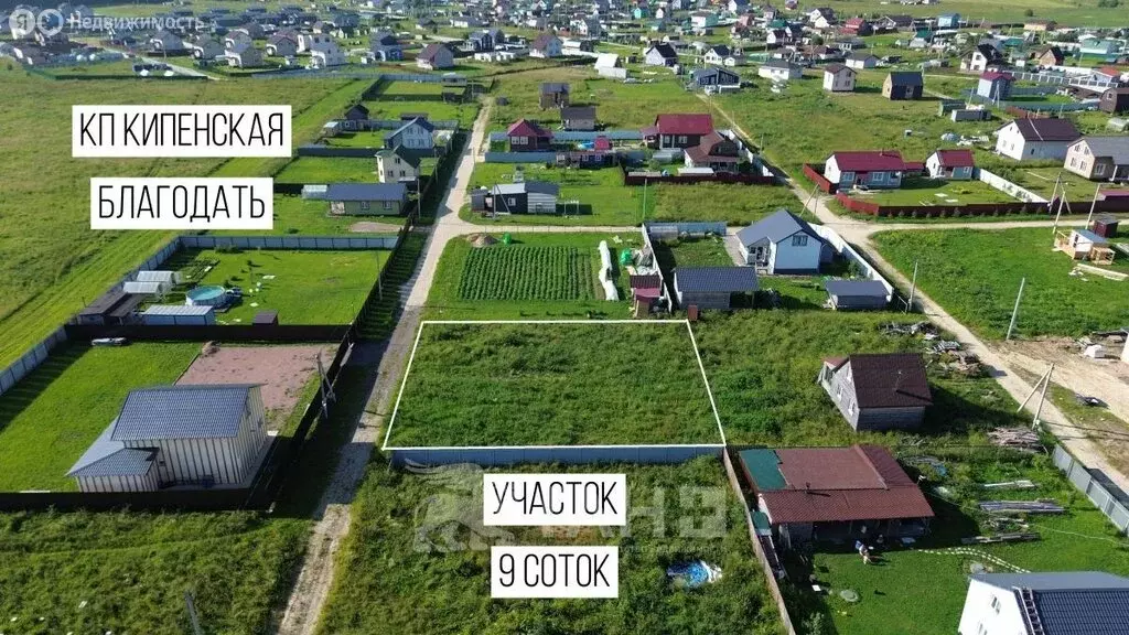 Участок в Кипенское сельское поселение, коттеджный посёлок Кипенская ... - Фото 0