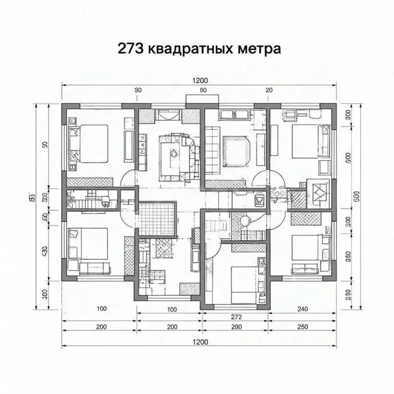 4-к кв. Тульская область, Тула Оборонная ул., 96 (273.5 м) - Фото 2
