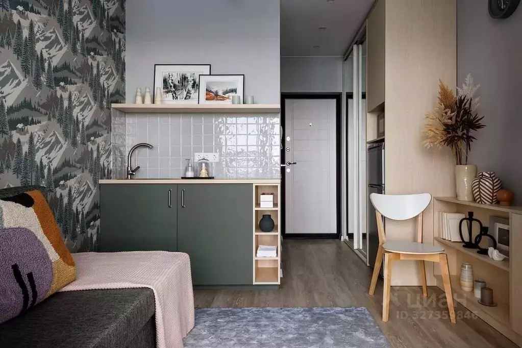 Студия Ростовская область, Ростов-на-Дону Тибетская ул., 1Бс2 (25.0 м) - Фото 1