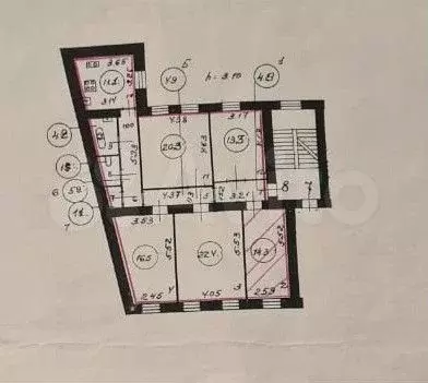 5-к. квартира, 120,8 м, 4/4 эт. - Фото 0