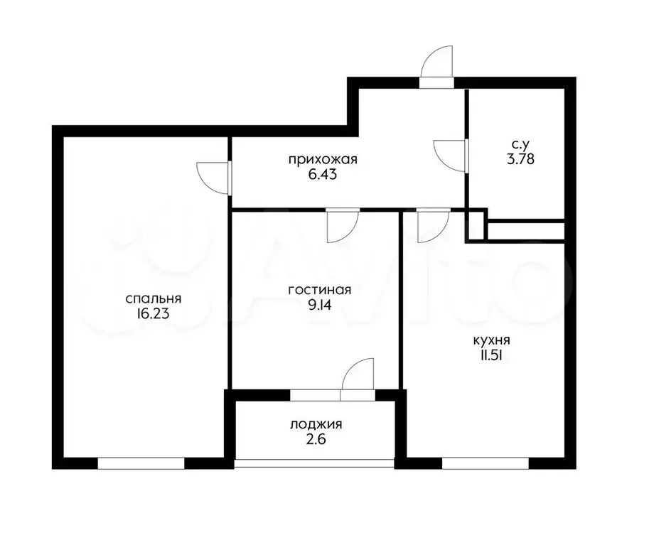 2-к. квартира, 50м, 15/18эт. - Фото 1