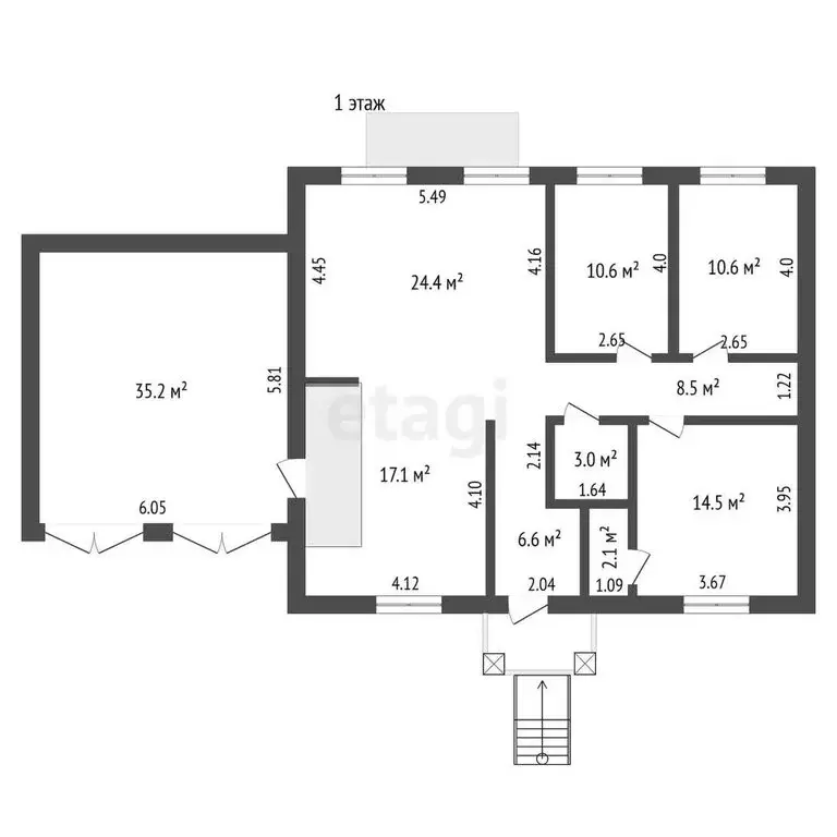 Дом в Абакан, улица Виктора Астафьева (233.1 м) - Фото 1