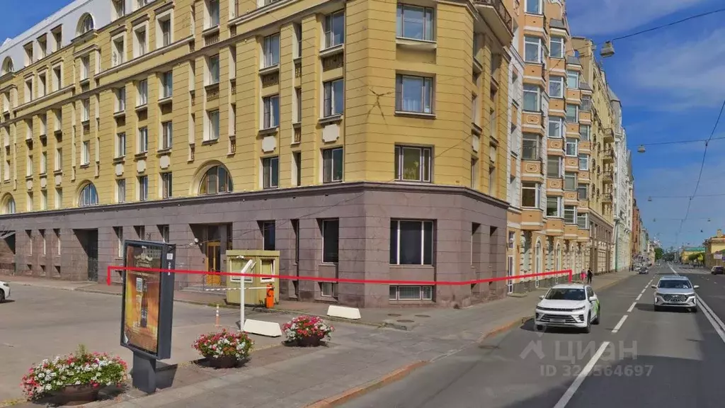 Помещение свободного назначения в Санкт-Петербург наб. Воскресенская, ... - Фото 1