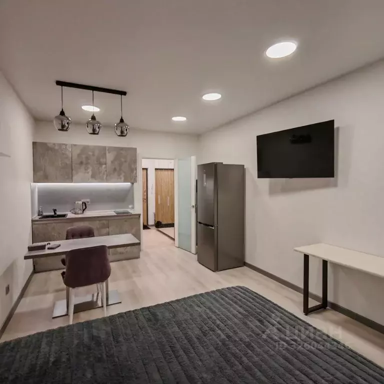 Студия Санкт-Петербург Богатырский просп., 2А (28.4 м) - Фото 1