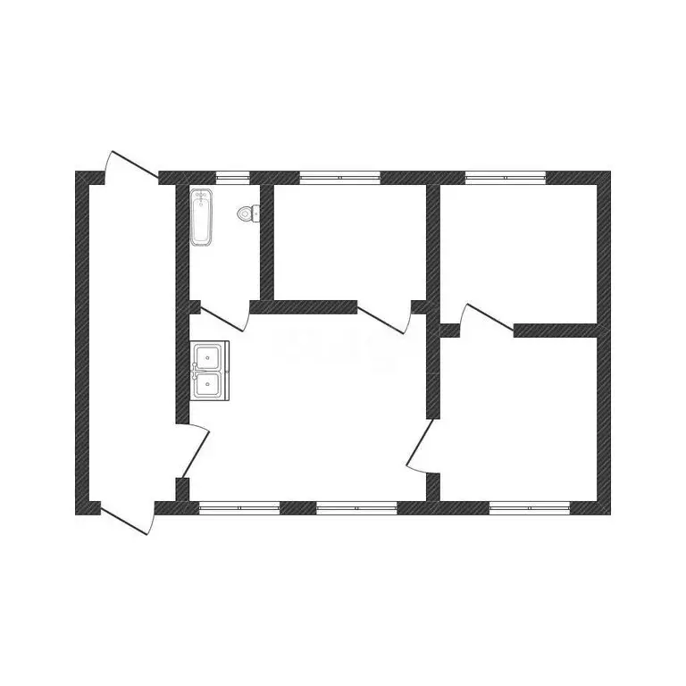 Дом в Бийск, Крестьянская улица (65.8 м) - Фото 1