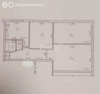 3-комнатная квартира: Ижевск, улица Баранова, 67 (58 м) - Фото 1