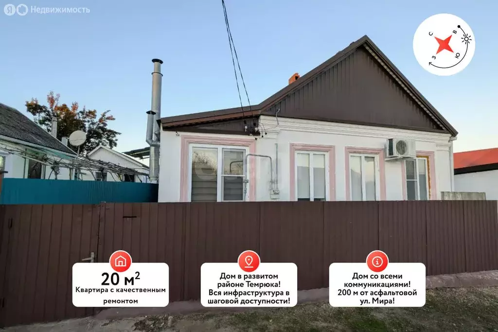 1-комнатная квартира: Темрюк, улица Энгельса, 101 (19.7 м) - Фото 1