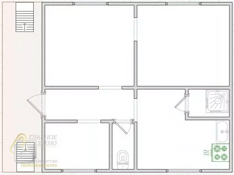 Дом в Алтай, Турочакский район, с. Турочак Колхозная ул., 36 (126 м) - Фото 2