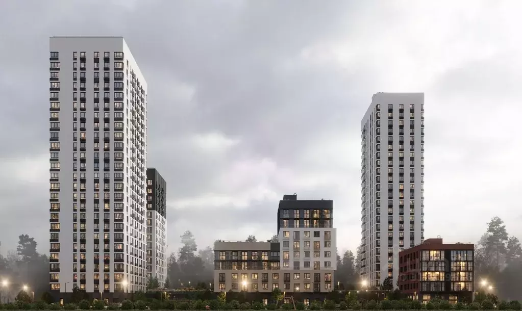 1-к кв. Свердловская область, Екатеринбург ВИЗ жилрайон, Риверсайд ... - Фото 0
