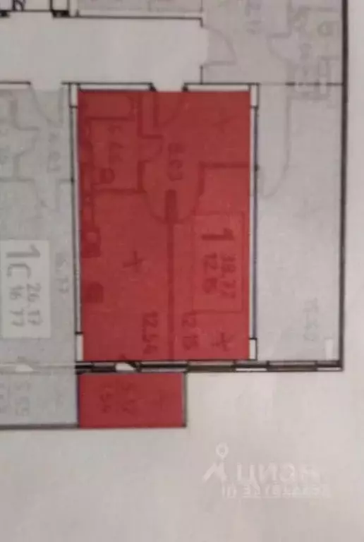 Квартира, 1 комната, 38.72 м - Фото 2