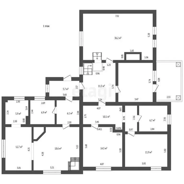 Дом в Калининградская область, Гурьевский муниципальный округ, посёлок ... - Фото 2