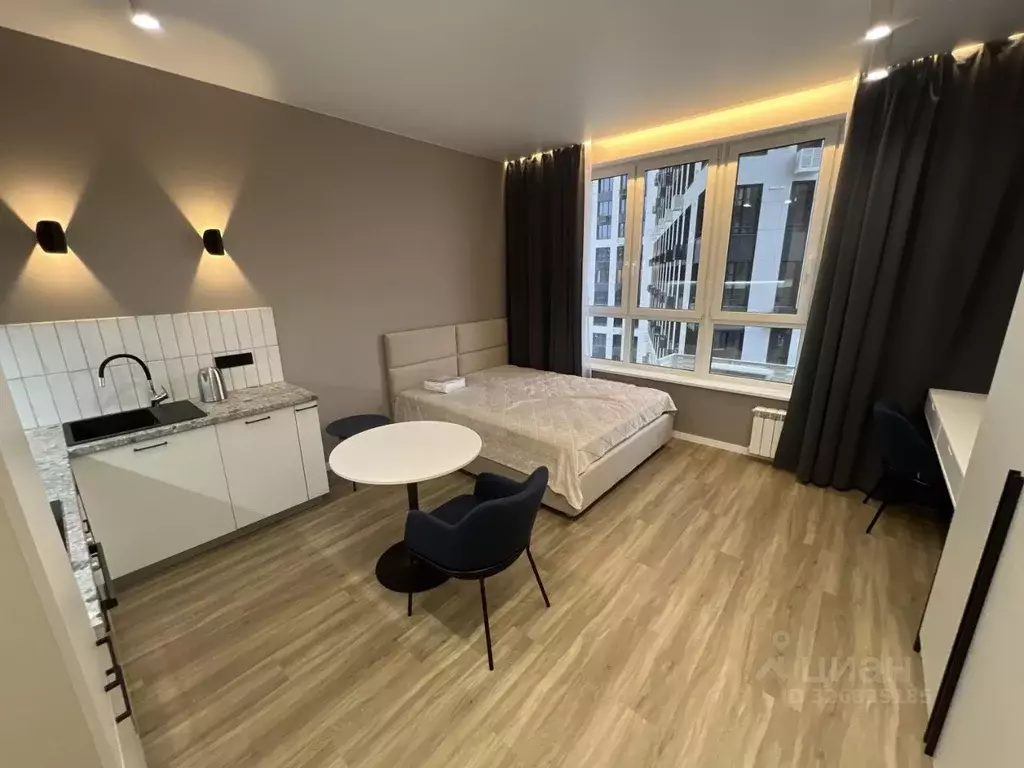 Студия Москва Шелепихинская наб., 34к4 (30.0 м) - Фото 1