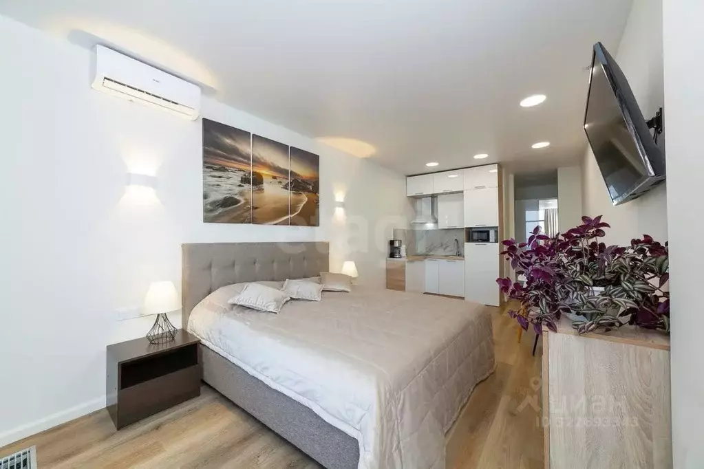 Студия Крым, Алушта ул. Западная (30.2 м) - Фото 1