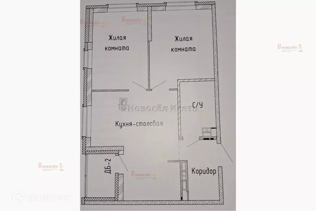 Продаётся 2-к квартира, 53 м - Фото 1