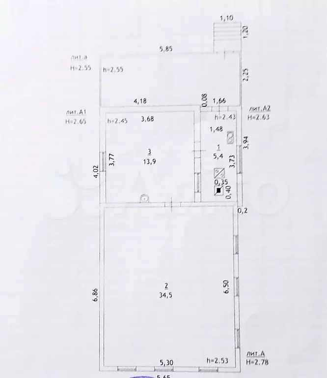 Дом 53,8 м на участке 7,5 сот. - Фото 0