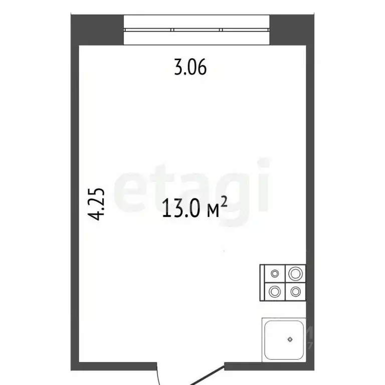 Комната Псковская область, Псков Рижский просп., 42А (13.0 м) - Фото 2