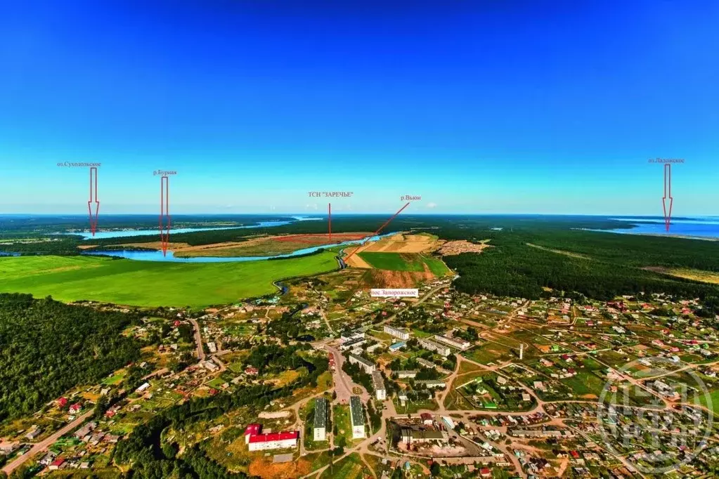 Участок в Ленинградская область, Приозерский район, Запорожское с/пос, ... - Фото 1
